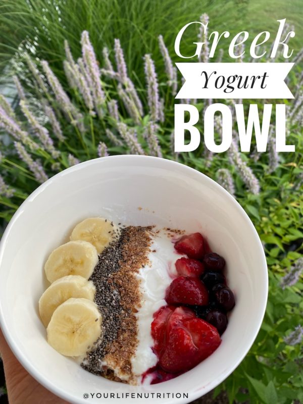 Greek Yogurt Bowl - Your Life Nutrition