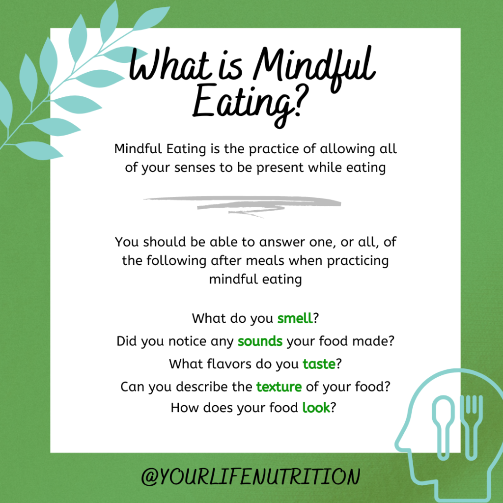 How To Practice Mindful Eating Your Life Nutrition