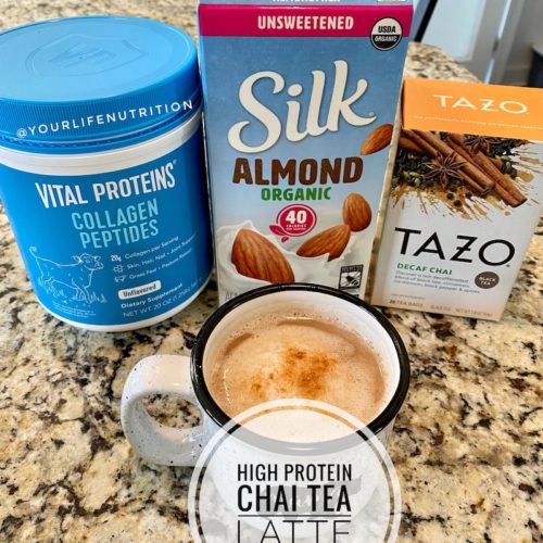 High Protein Chai Tea Latte - Your Life Nutrition