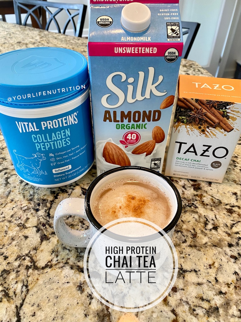 High Protein Chai Tea Latte - Your Life Nutrition